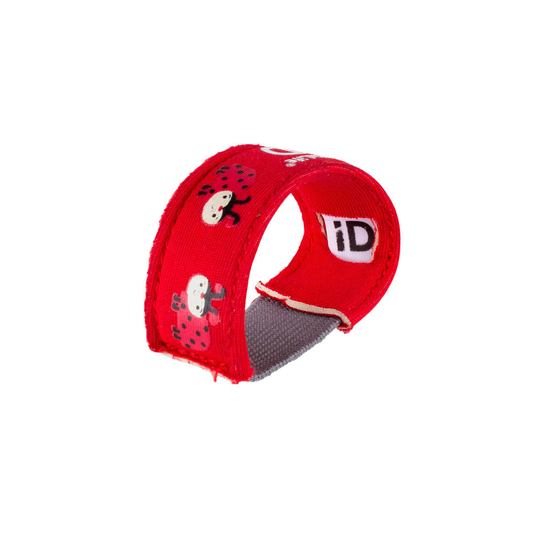 Littlelife Ladybird Identification Wristband for Kids - Adjustable Safety Wristband for Outdoor Adventures, Theme Parks & Travel - Child ID Bracelet with Parent Contact Info