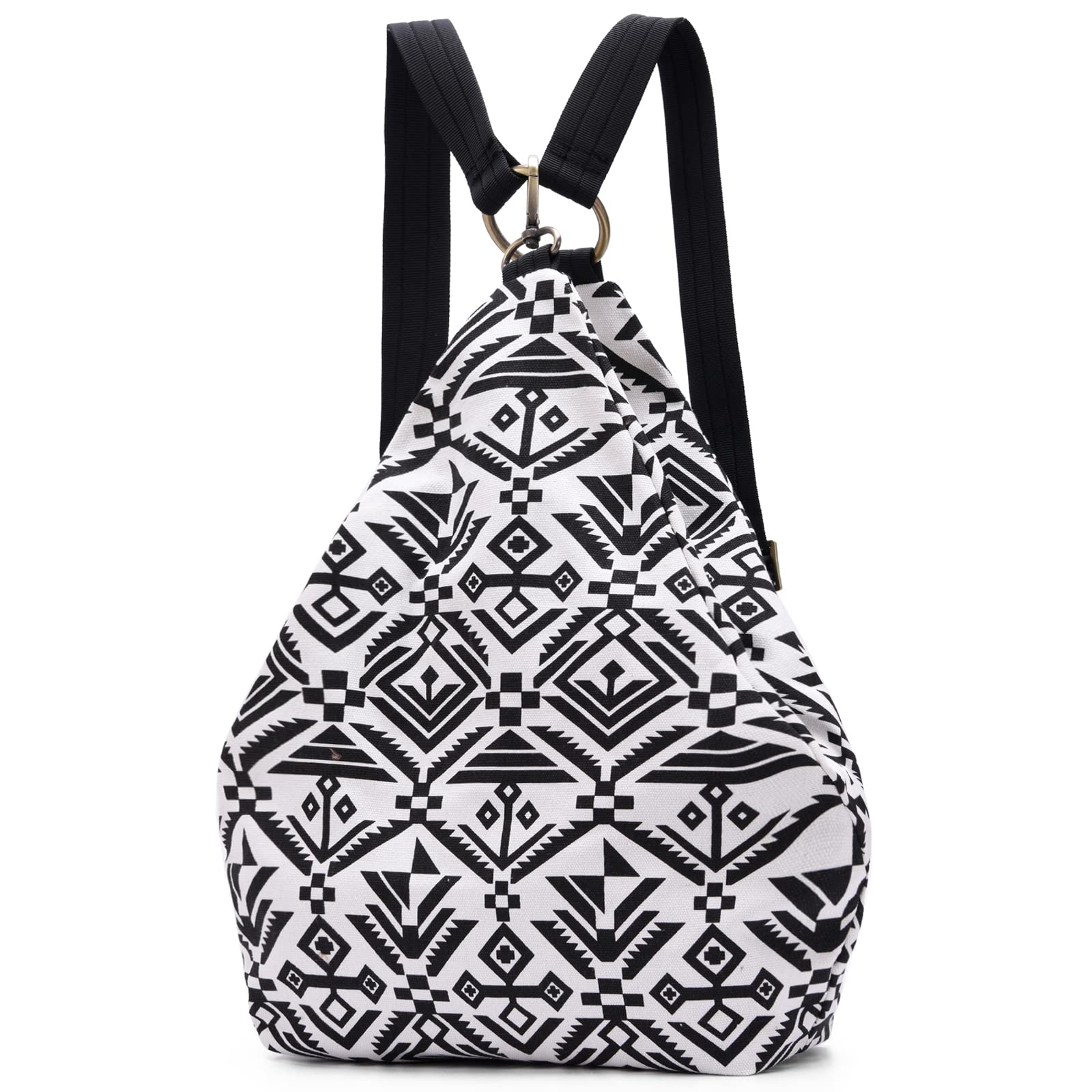 Black Butterfly Premium Women's Backpack - Bohemian Style Fashion Casual Daypack & Small Purse Backpack (24-Black) | Perfect for Travel, Work, School & Everyday Use