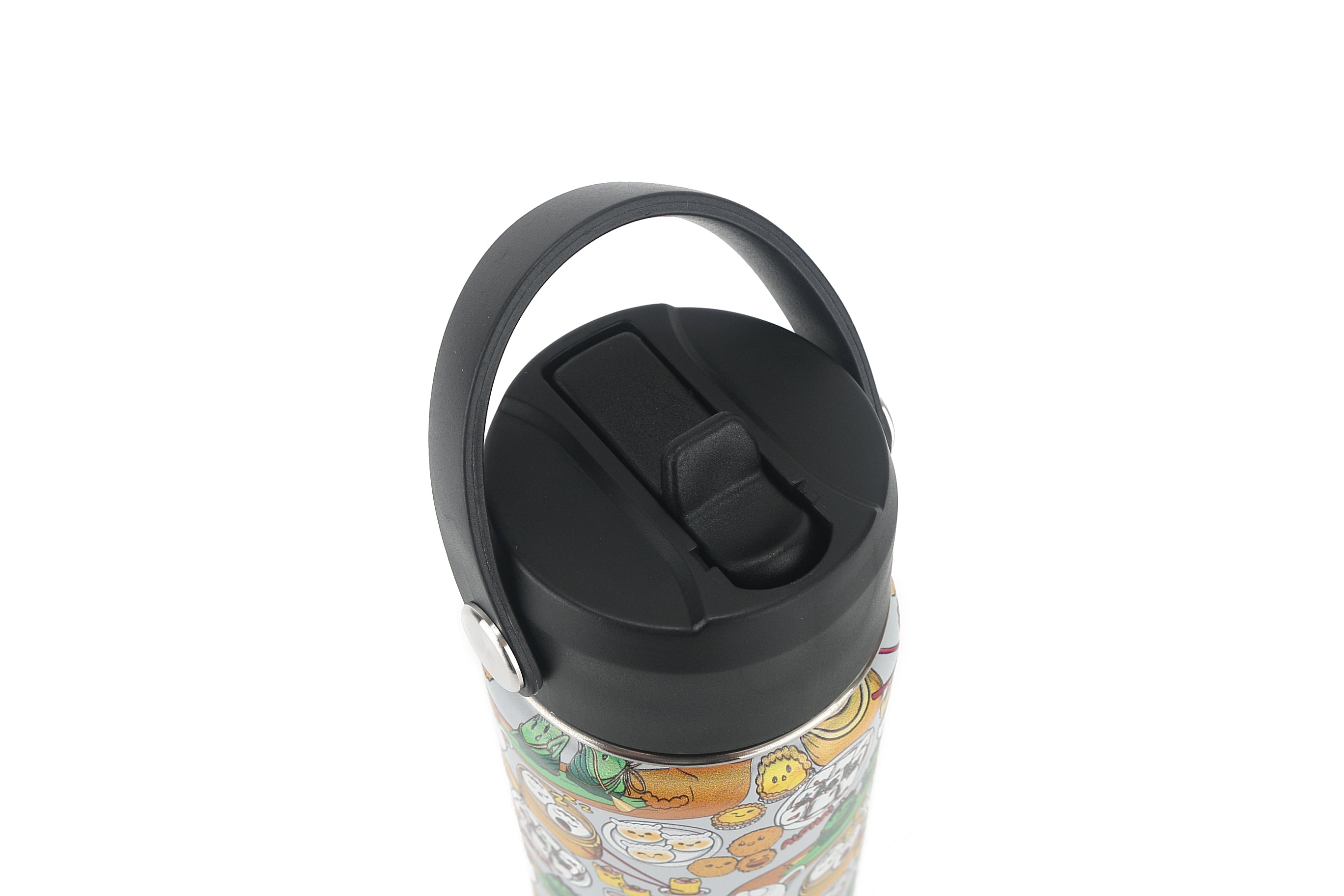 12oz Insulated Water Bottle - Keeps Drinks Hot/Cold for 24 Hours, Leak-Proof, BPA-Free, Perfect for Hiking, Gym & Office - Dim Sum Grey