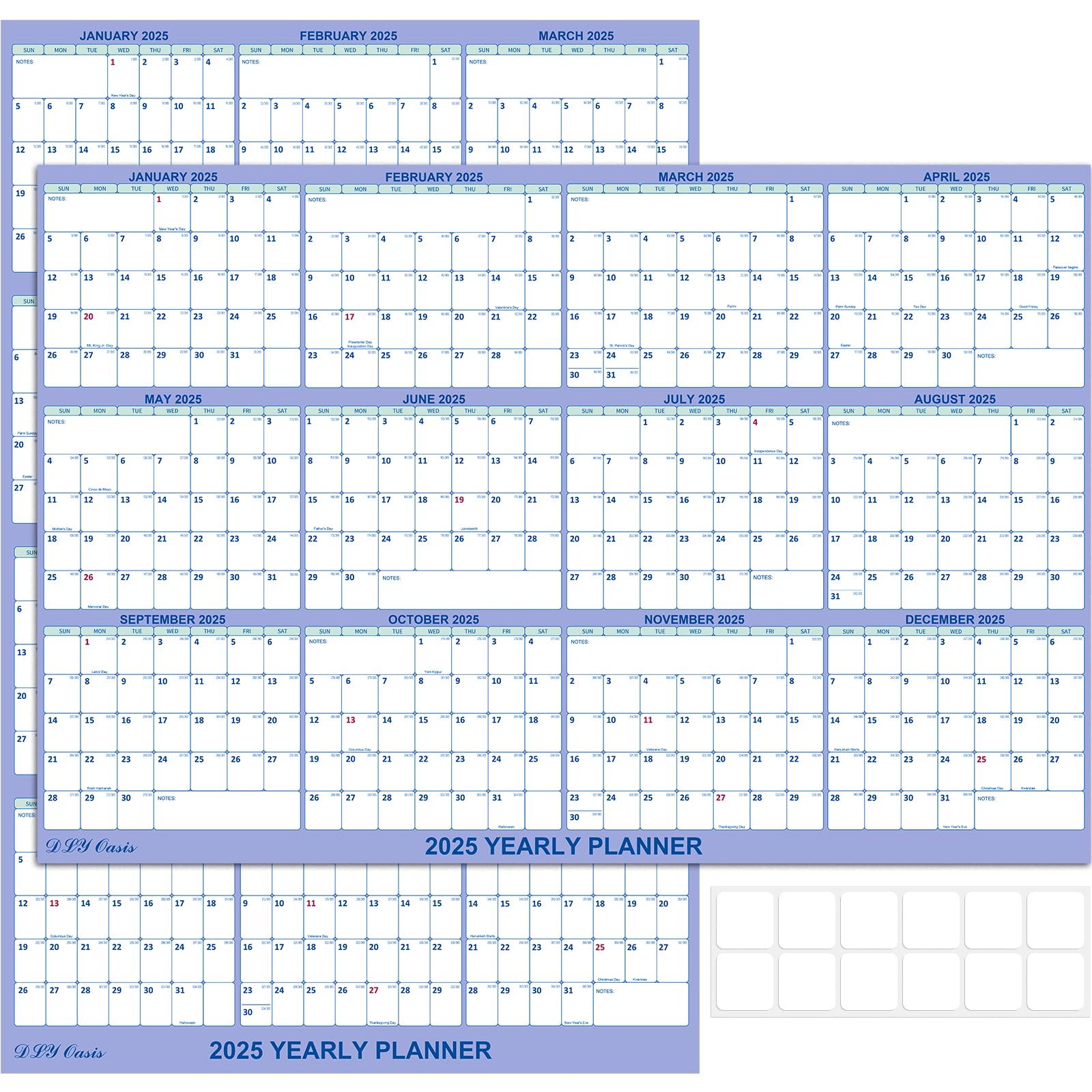 2025 Wall Calendar 32