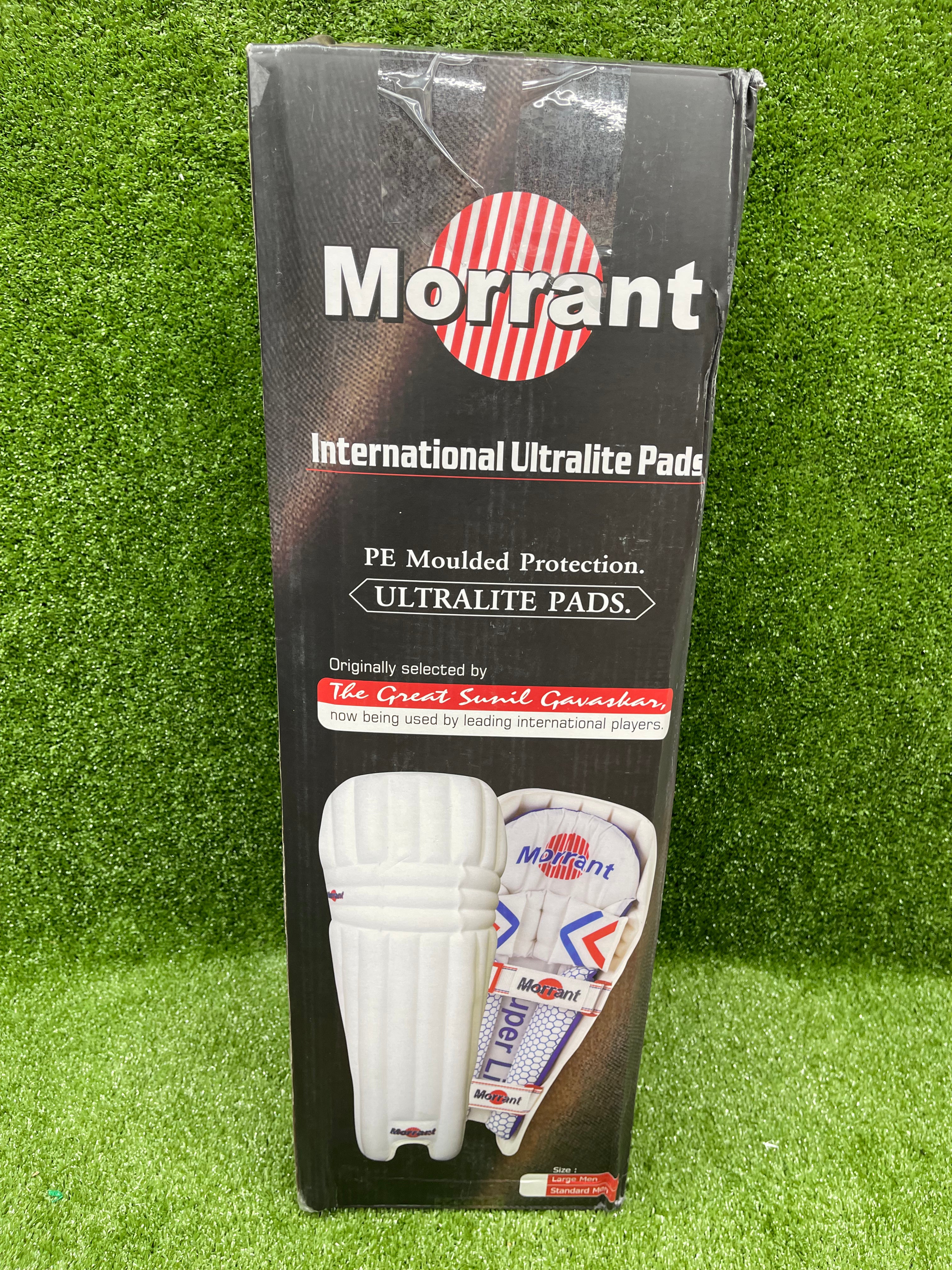 Morrant Super Ultralite Adult Cricket Batting Pads - Lightweight Protective Gear for Cricket Matches & Practice Sessions