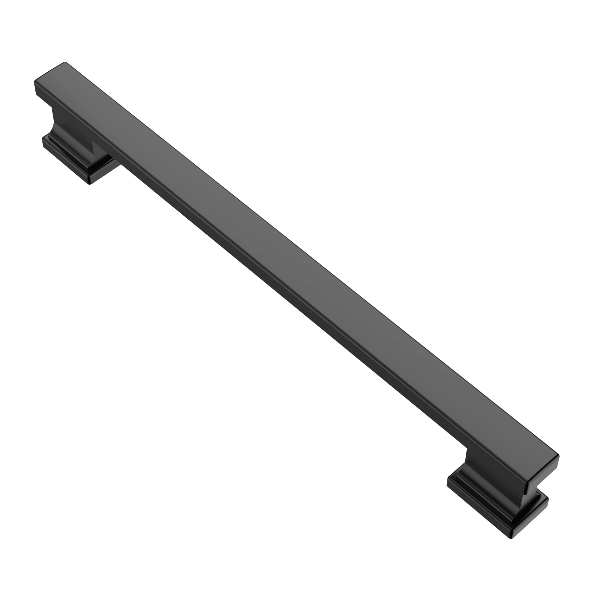 Alzassbg 15 Pack Matt Black Cabinet Pulls - 7 Inch (177.8mm) Hole Centers - Modern Kitchen Cabinet Handles & Drawer Pulls for Home, Office & RV - Durable Hardware Upgrade for Cabinets, Dressers & Furniture (AL3061MB)