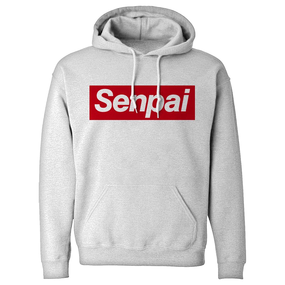 Senpai Red Unisex Hoodie - Soft & Comfortable Pullover Sweatshirt for Men & Women | Perfect for Casual Wear, Street Fashion & Anime Fans