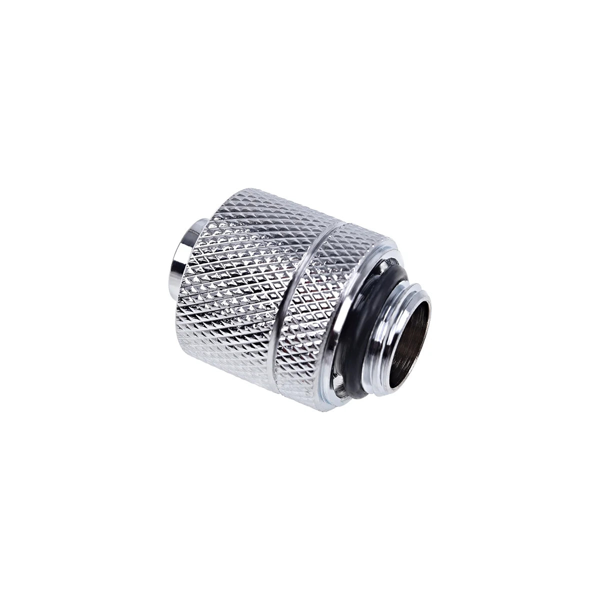 Alphacool HF 13/10mm Soft Tube Compression Fitting 6-Pack Chrome Plated - Perfect for PC Water Cooling Systems and Custom Liquid Cooling Builds