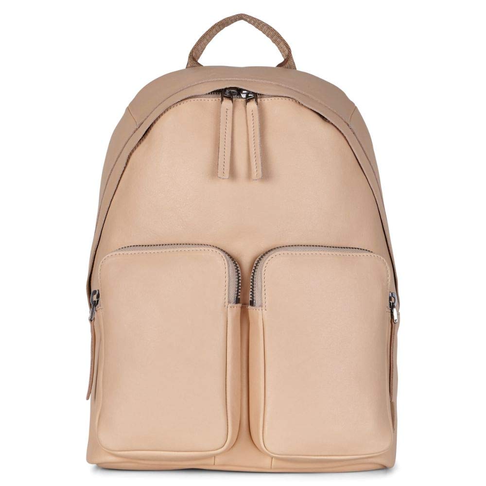 ECCO Men's Casper Small Backpack - Lightweight Travel Backpack for Work & School, Tan, One Size | Perfect for Commuting, Hiking & Everyday Use