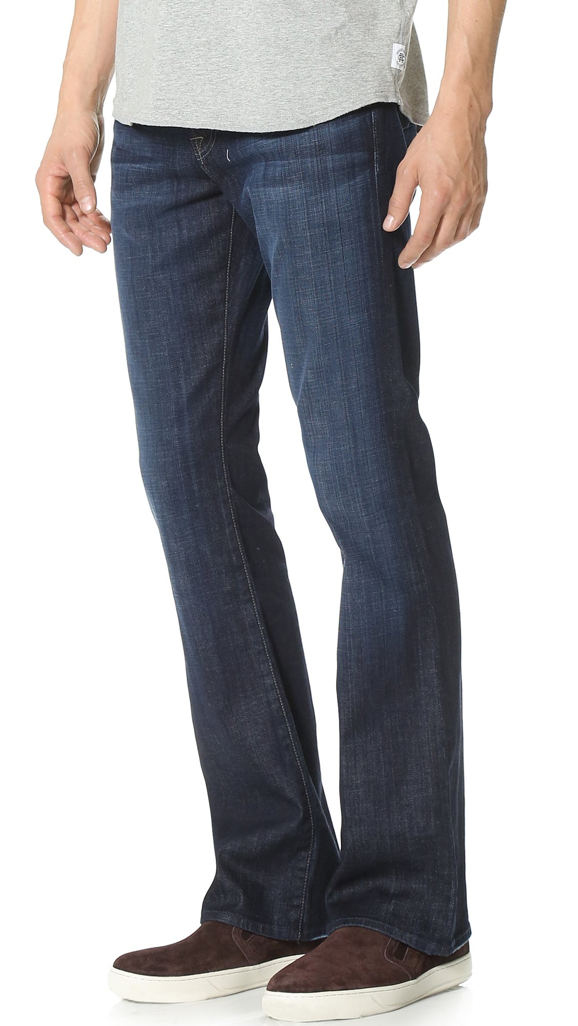 7 For All Mankind Men's Brett Bootcut Jeans - Classic Denim Pants for Casual & Night Out | Comfortable Slim Fit Stretch Jeans for Work, Dating & Weekend Wear