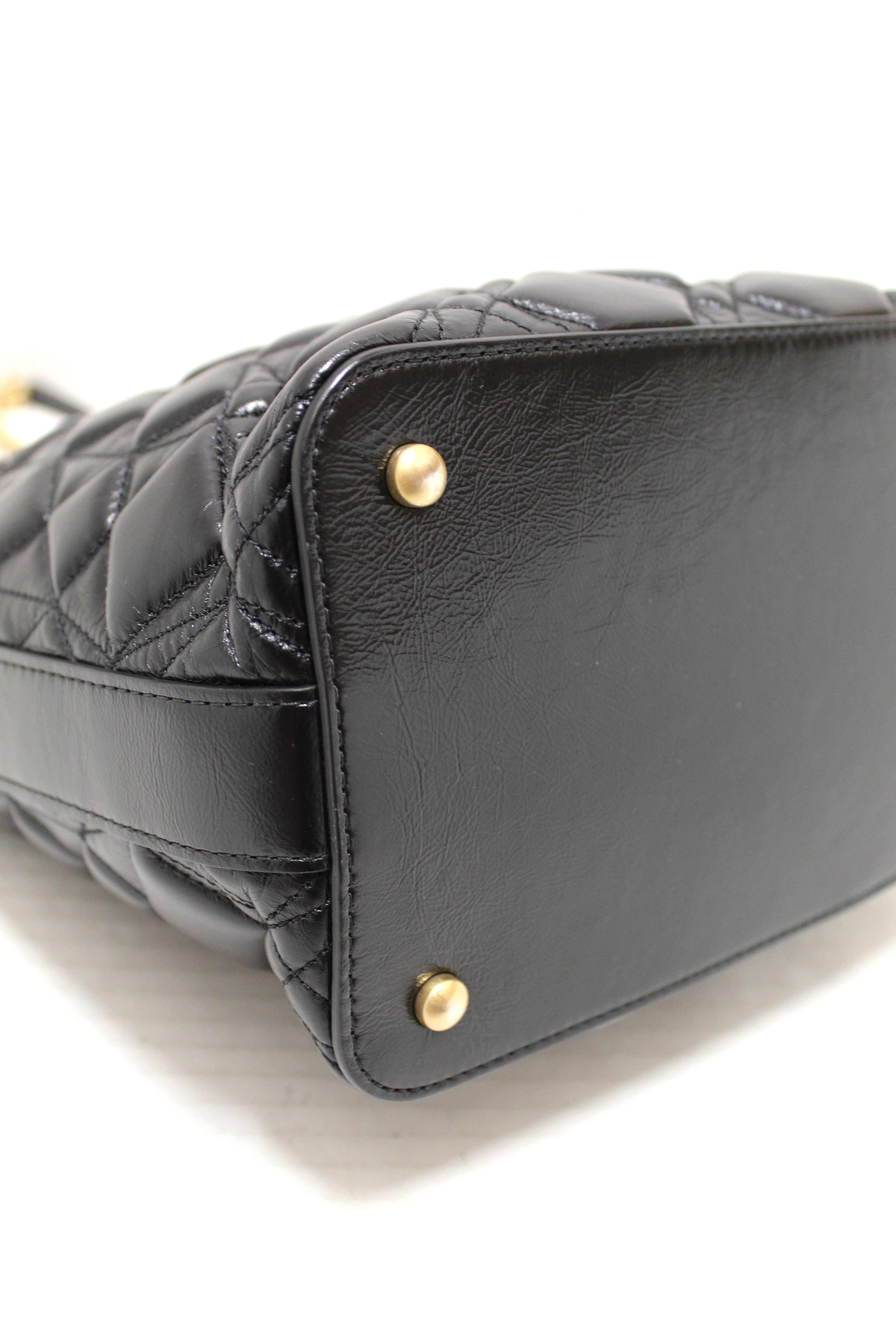 Authentic Chanel Black Quilted Calfskin Leather Hobo Bag - Luxury Designer Handbag for Women, Perfect for Work, Travel & Evening Events