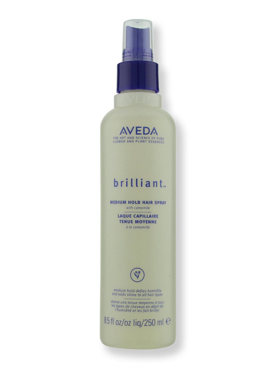 Aveda Brilliant Hairspray - Strong Hold & Shine for All Hair Types | Perfect for Styling, Volume & Frizz Control | Salon-Quality Hair Spray for Daily Use & Special Occasions