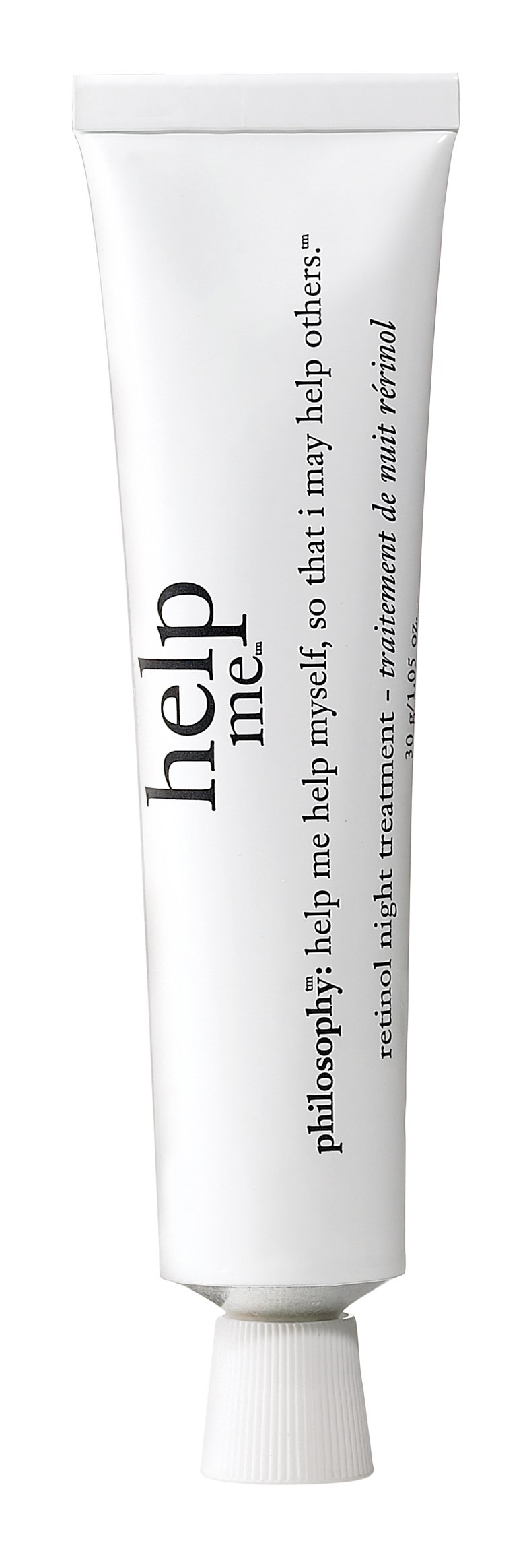 Philosophy Help Me Retinol Night Treatment with Vitamin C & E - Collagen Boosting, Reduces Fine Lines, Clears Pores, Improves Skin Tone & Texture - 1 fl oz - Perfect for Nighttime Anti-Aging Skincare Routine