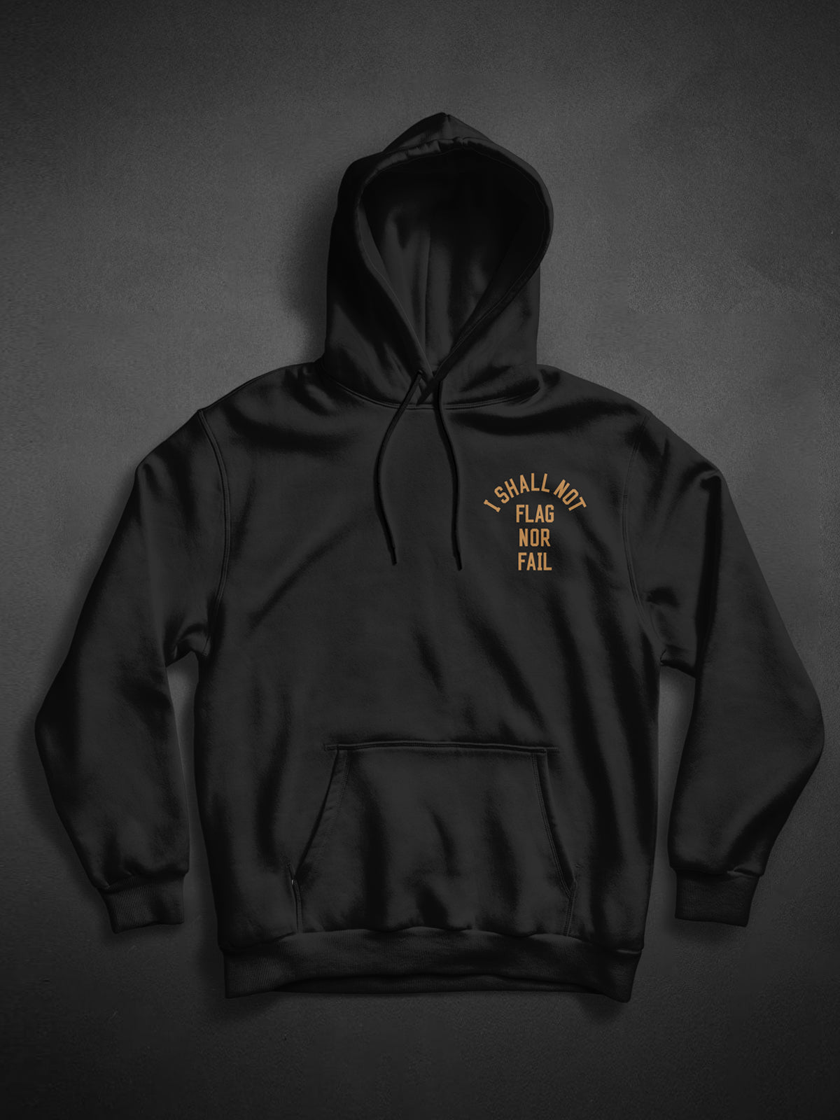 ANTHEM HOODIE - Black & Brown Pullover Sweatshirt for Men & Women | Cozy Casual Wear for Street Style, Gym, and Outdoor Activities