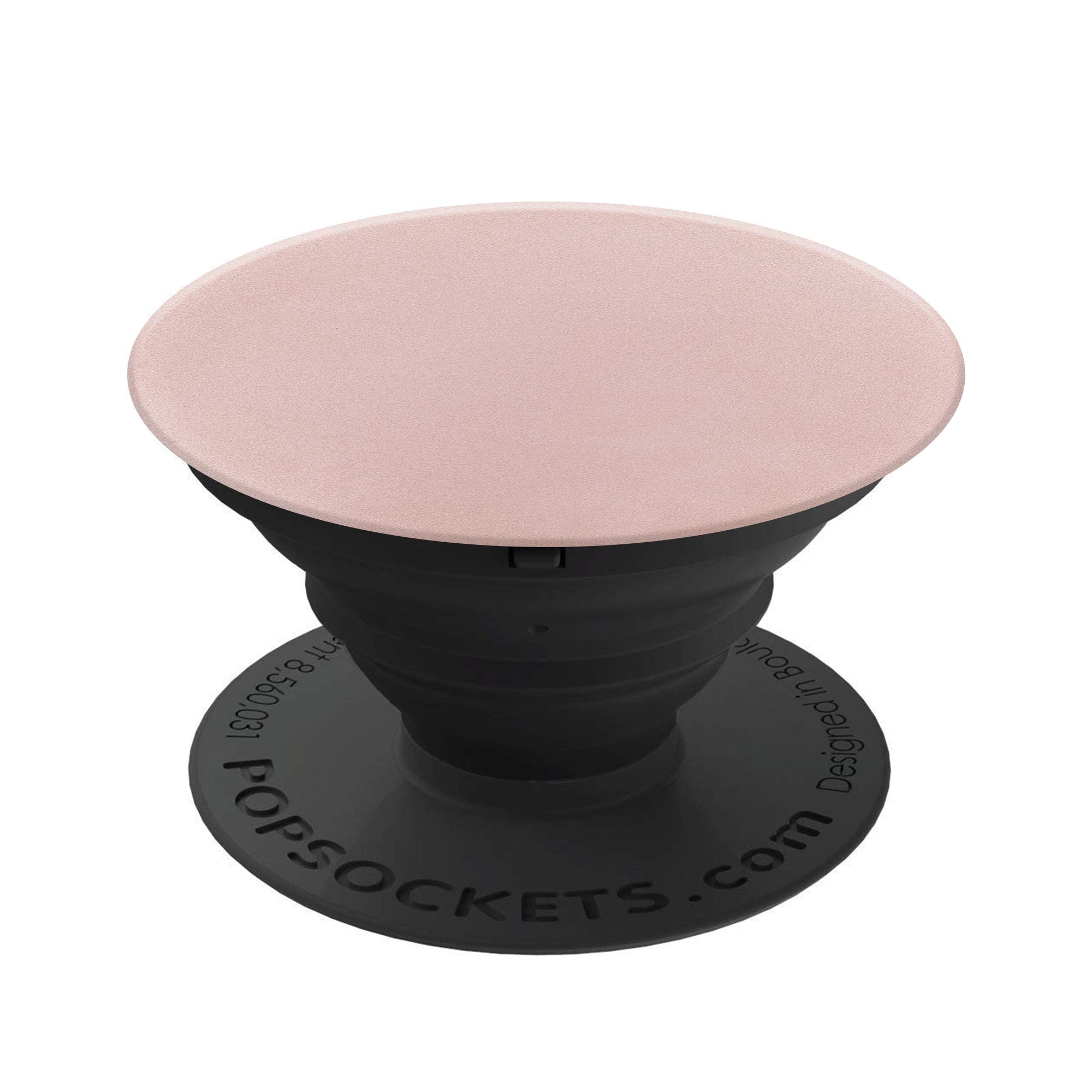 PopSockets Collapsible Phone Grip & Stand - Aluminum Rose Gold for iPhone, Samsung, Tablets | Perfect for Selfies, Videos, and Hands-Free Viewing