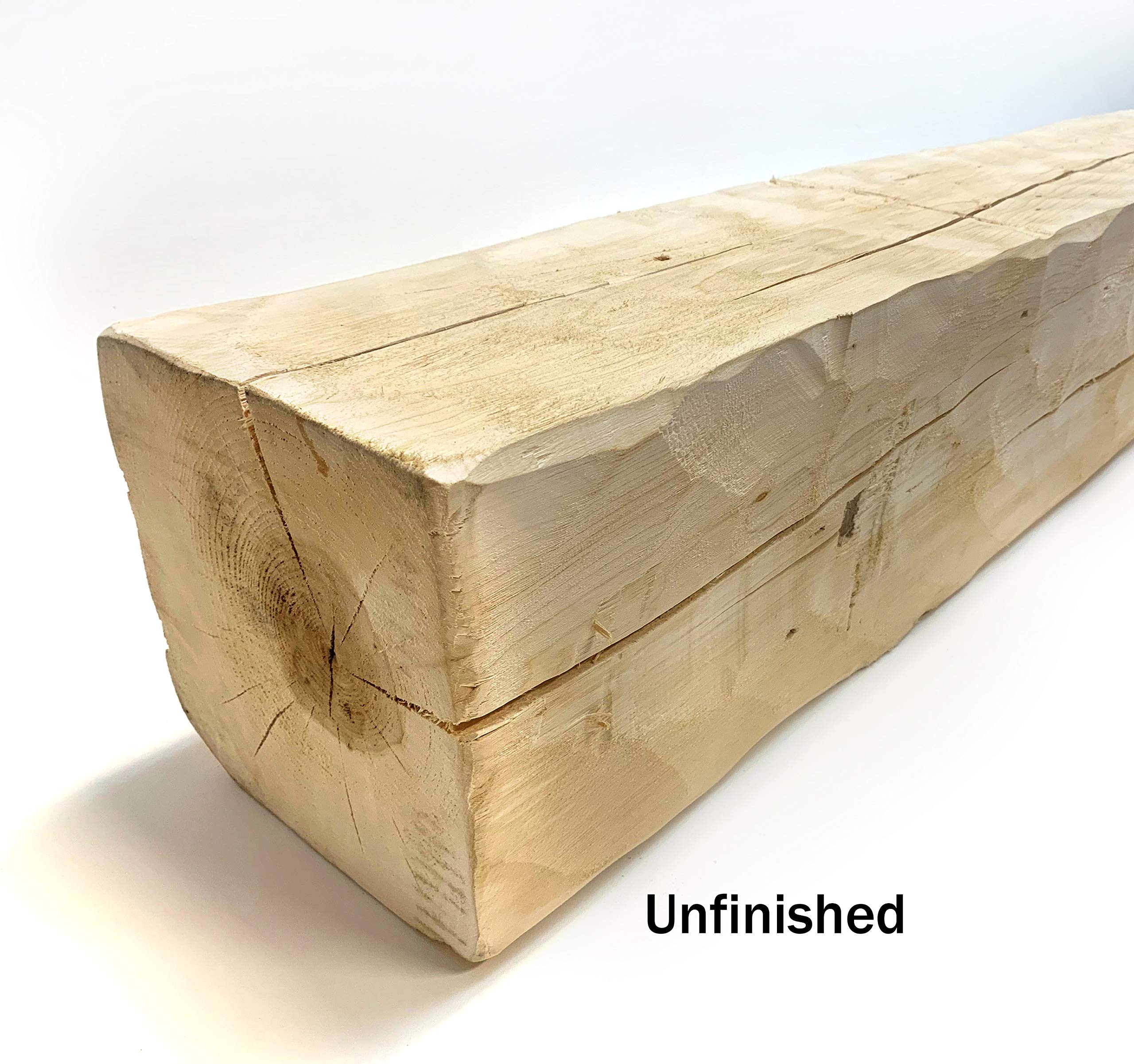 Wilson Rustic Hand Hewn Barn Beam Mantel 4