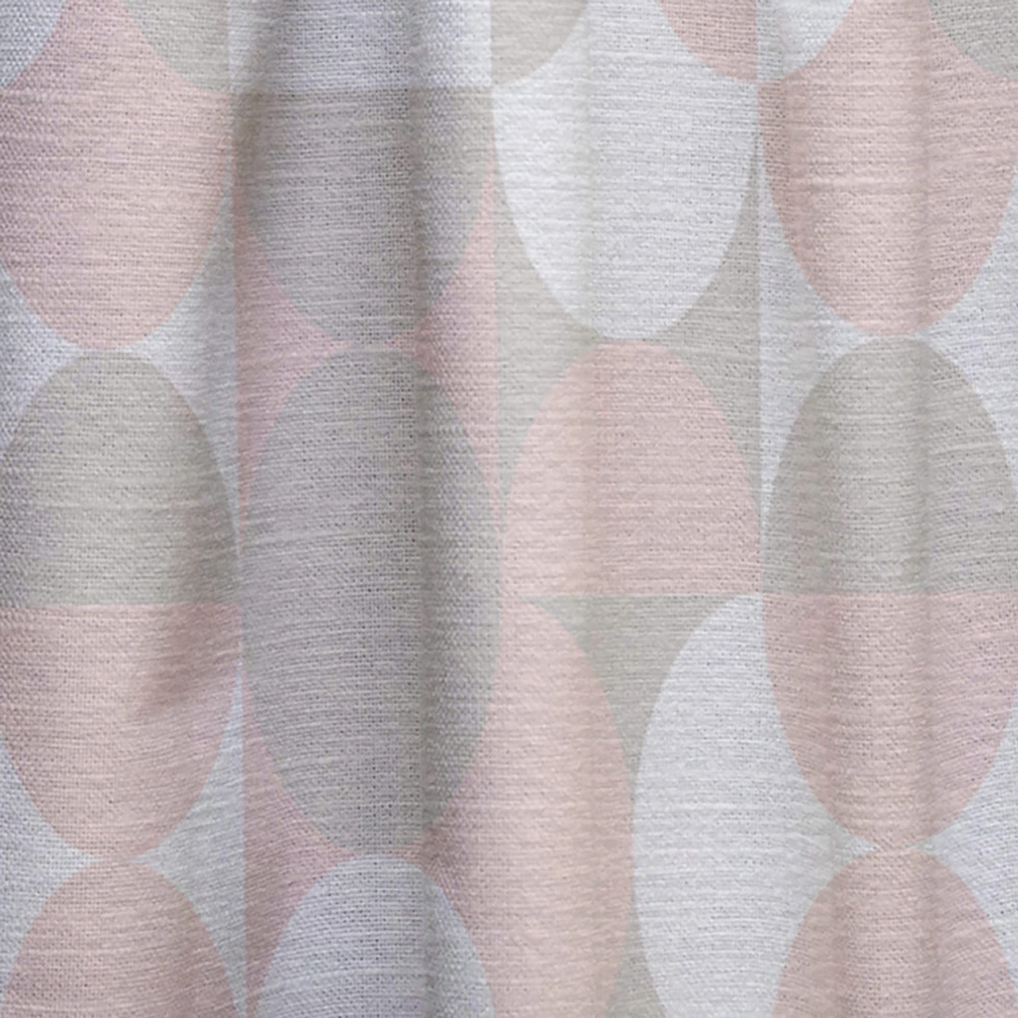 Retro Circular Pattern III Thermal Insulated Curtains - Single Panel 52x84 Inch - Blackout Drapes for Bedroom & Living Room - Perfect for Home Decor and Light Control
