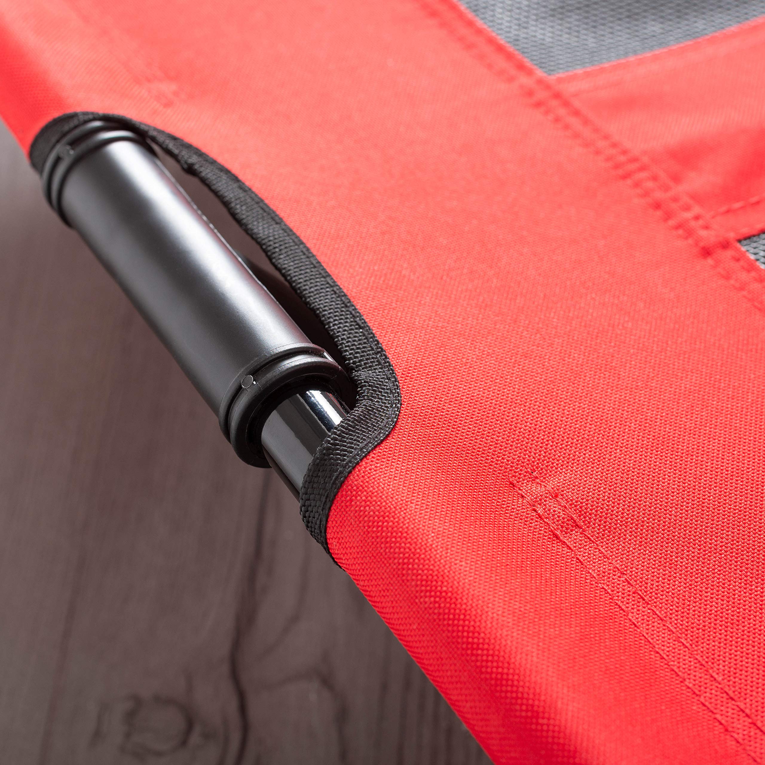 Premium Elevated Dog Bed for Travel - Portable & Breathable Pet Cot - Perfect for Camping, Hiking & Outdoor Adventures