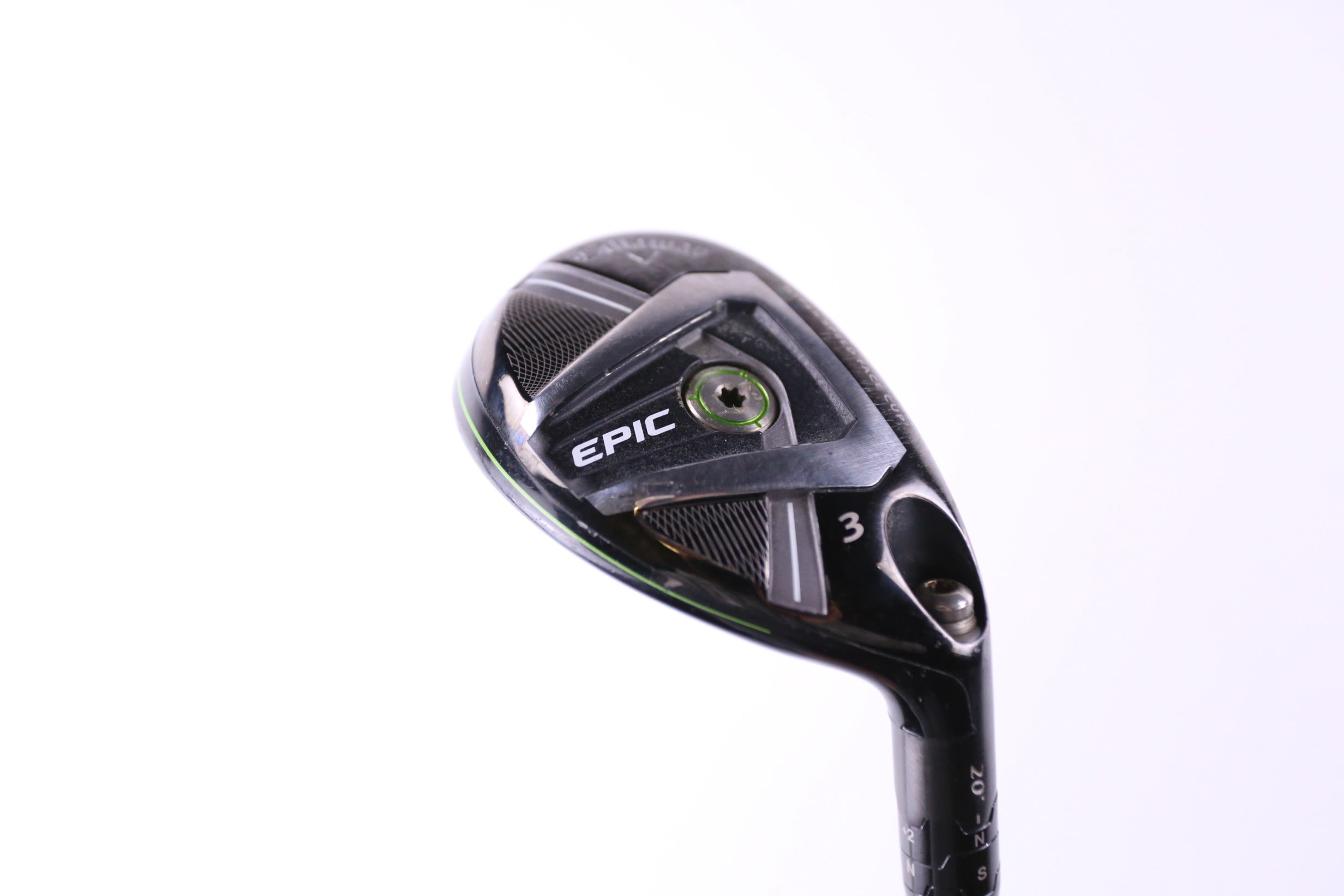 Used Callaway Epic 3H Hybrid Golf Club - Right Handed, 20 Degrees, Stiff Flex - Perfect for Mid-Handicap Golfers & Driving Range Practice