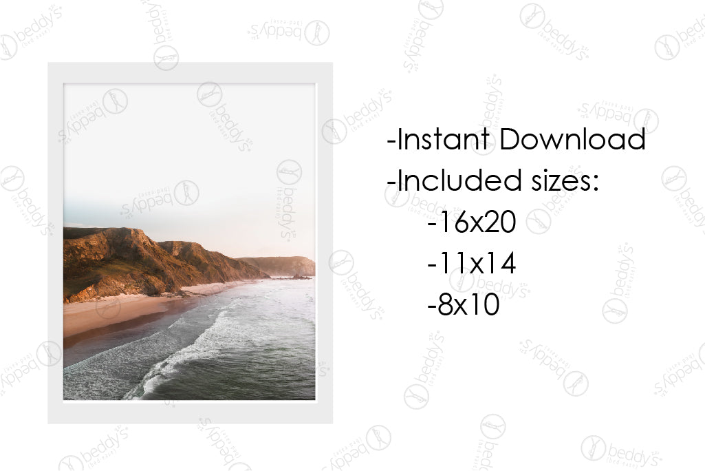 Rocky Cliffs Digital Art Print Download - High Resolution Wall Decor for Home, Office & Gifts | Scenic Landscape Artwork for Living Room, Bedroom & Study