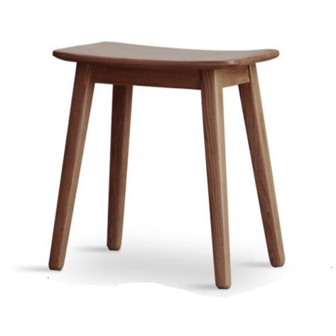 Modern Makeup Stool - Solid Oak & Ash Wood Vanity Seat for Dressing Table, Bedroom, and Salon | Elegant & Durable Beauty Furniture