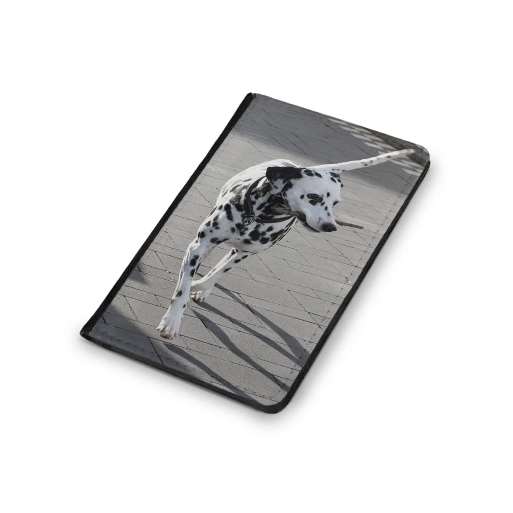 DALMATIAN DOG 5-Slot Flip Wallet - Travel Passport ID Holder & Itinerary Organizer Cover - Perfect for Airports, Vacations, and Business Trips