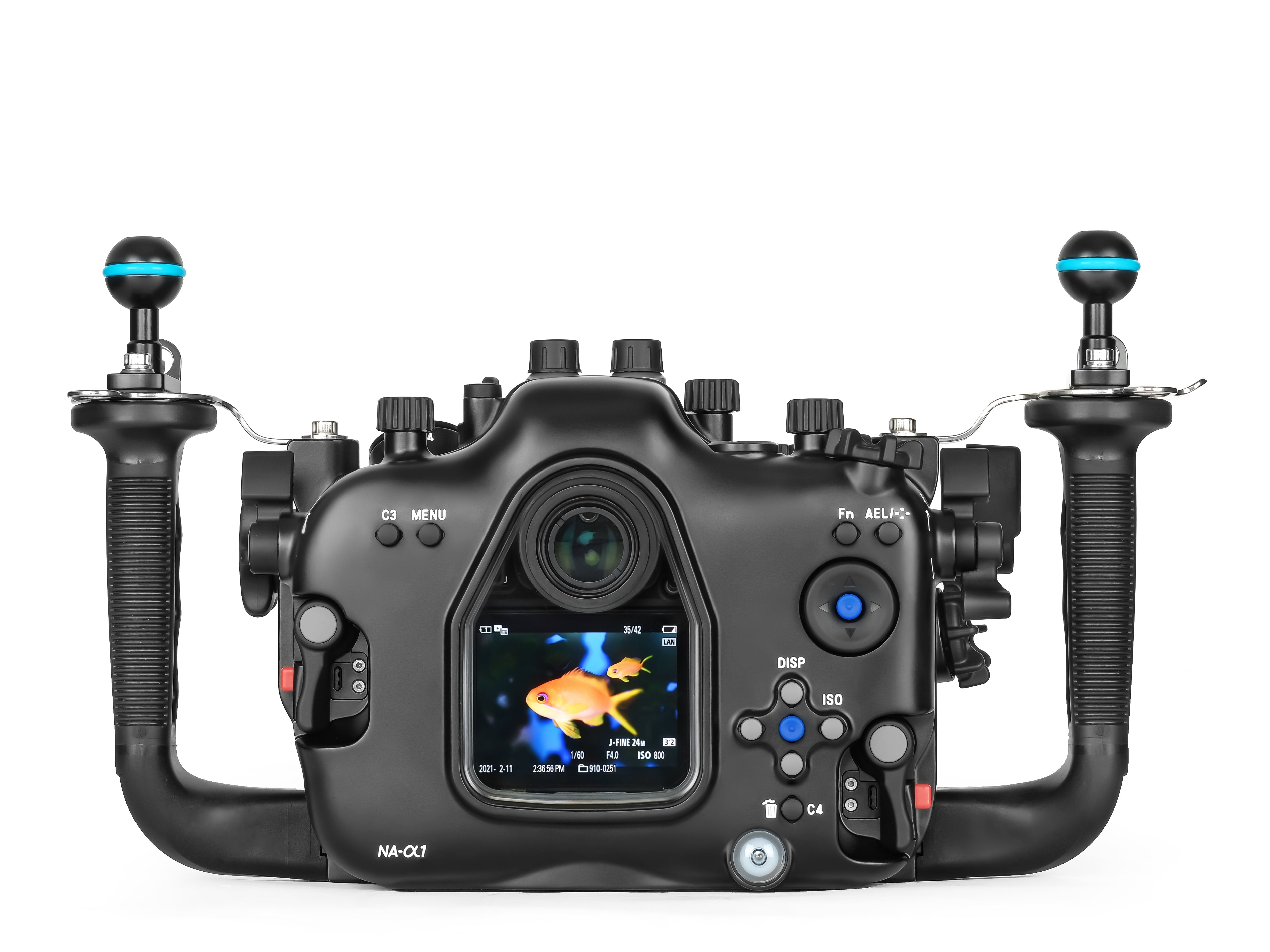 Sony α1 Camera Housing - Durable Waterproof Case for Sony α1 DSLR - Perfect for Underwater Photography, Travel & Outdoor Adventures