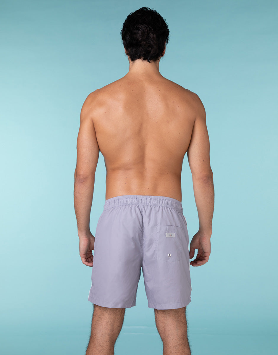Egyptian Cotton Men's Swim Trunks - Quick Dry, Comfortable & Stylish Blue Swim Shorts for Beach, Pool & Vacation