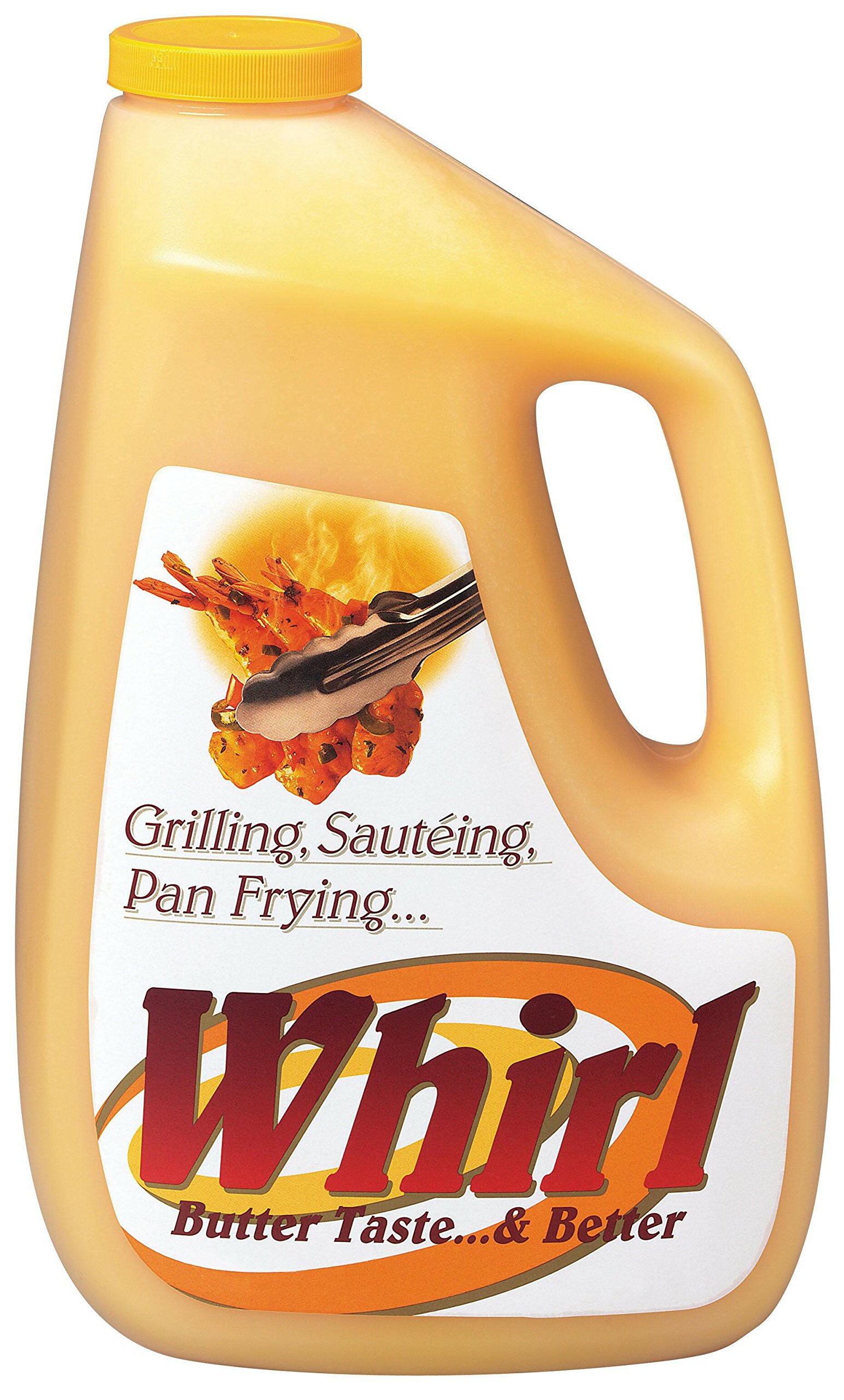 Whirl Butter Flavored Cooking Oil - Non-Stick, Vegan & Gluten-Free for Baking, Frying & Popcorn - Perfect for Home & Restaurant Use