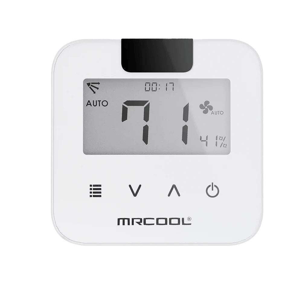 MRCOOL Mini Split Thermostat - Smart WiFi Thermostat for Ductless AC with Battery & Smartphone App Control - Perfect for Home, Office, and Bedroom Temperature Regulation