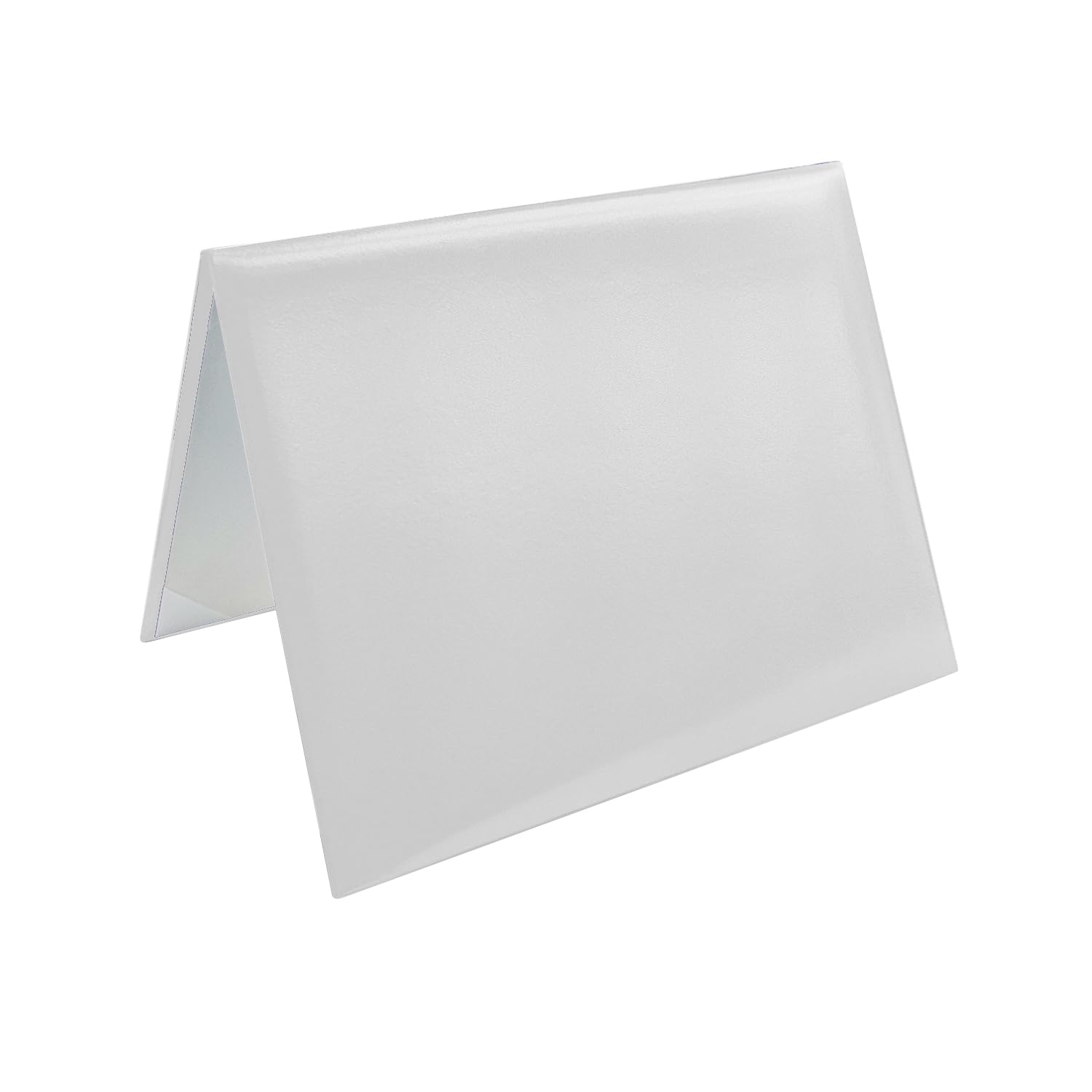 Elegant Faux Leather Diploma Cover 8.5x11 Inch - Graduation Certificate Holder for Graduation, Wedding Officiant, Awards & Diplomas (White, 1 Pack) - Perfect for Graduation Ceremonies, Professional Document Storage & Special Occasions