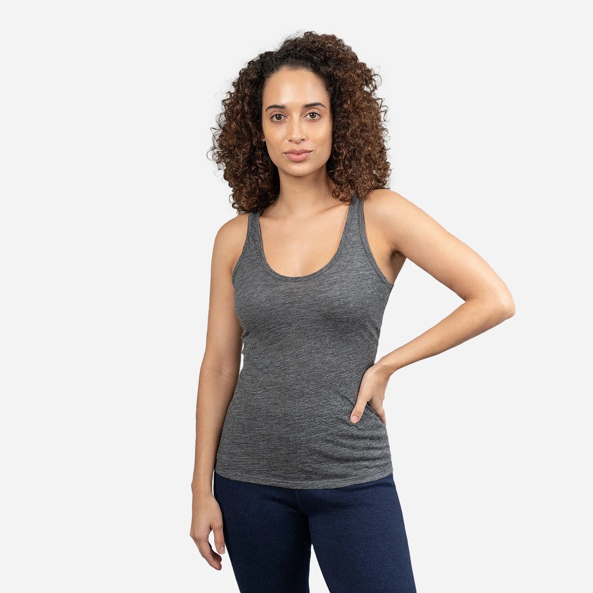 Ultralight Women's Alpaca Wool Tank Top - 160 GSM Soft & Breathable Summer Layering Piece for Travel & Outdoor Activities