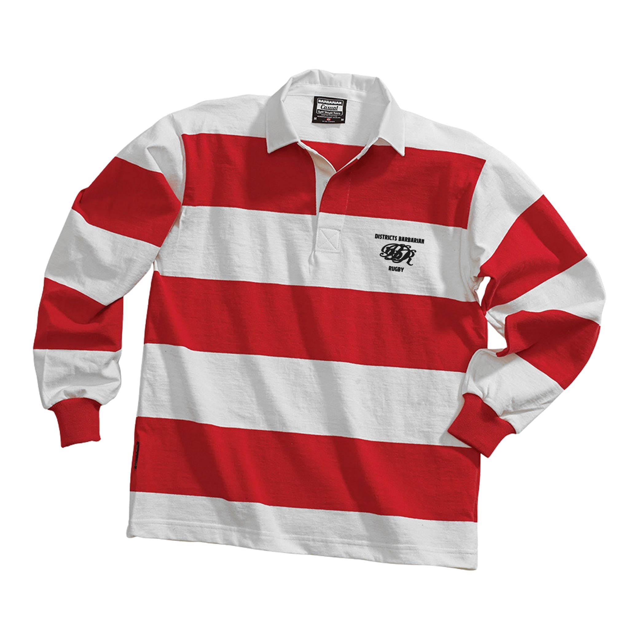 Barbarian RFC Casual Stripe Jersey - Lightweight & Comfortable for Men's Rugby Training & Lounge Wear