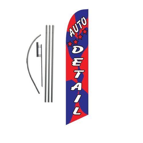 Auto Detail Red & Blue
