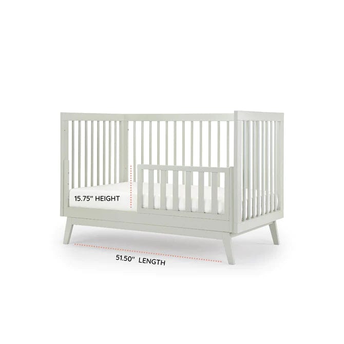 Soho 3-in-1 Convertible Baby Crib - Toddler Bed & Daybed - Nursery Furniture for Newborns to Kids | Perfect for Small Spaces & Modern Nurseries