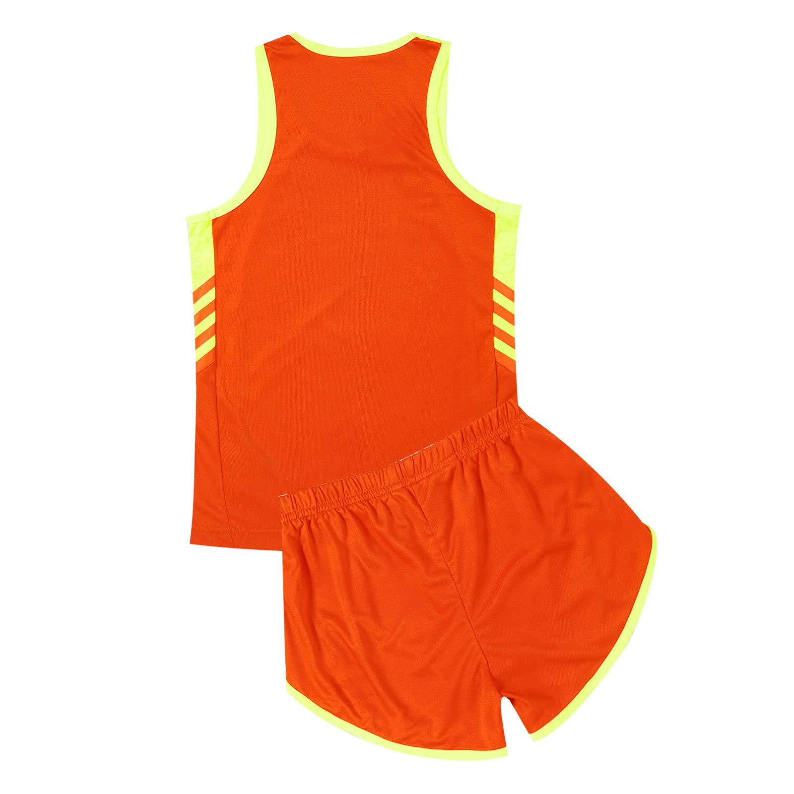 dPois Boys' 2-Piece Athletic Tracksuit Set - Sleeveless Yoga Vest with Shorts for Jogging, Workout & Activewear | Perfect for Gym, Running, Sports & Outdoor Activities
