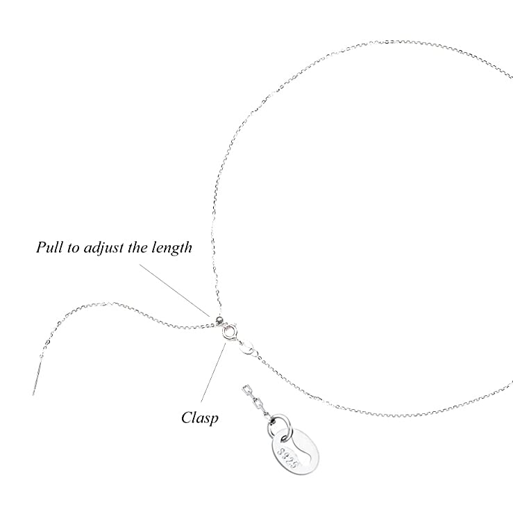 Elegant 6mm Freshwater Pearl Necklace for Women - Sterling Silver Adjustable Cable Chain, Perfect 30th Birthday Gift for Her | Ideal for Anniversaries, Weddings & Special Occasions