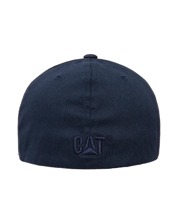 Authentic Caterpillar Fitted Cap - Navy Blue Adjustable Trucker Hat for Men - Perfect for Construction Work, Outdoor Activities & Casual Wear