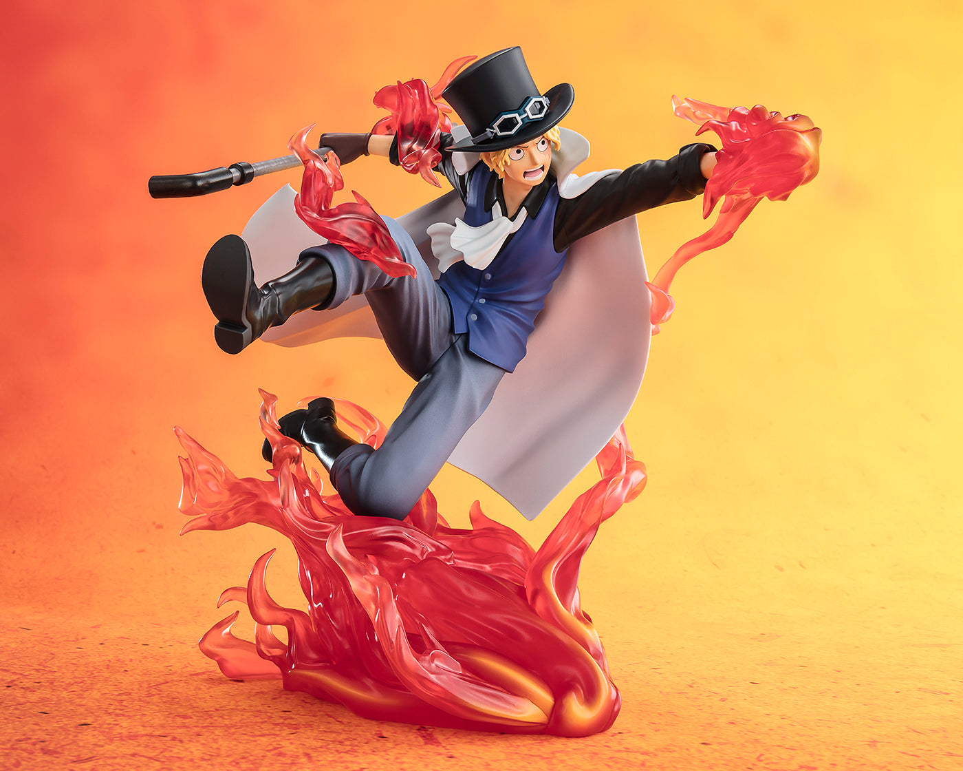 Figuarts Zero Extra Battle One Piece Sabo Fire Fist Rook Check Anime Statue - Perfect for Anime Collectors and One Piece Fans Display