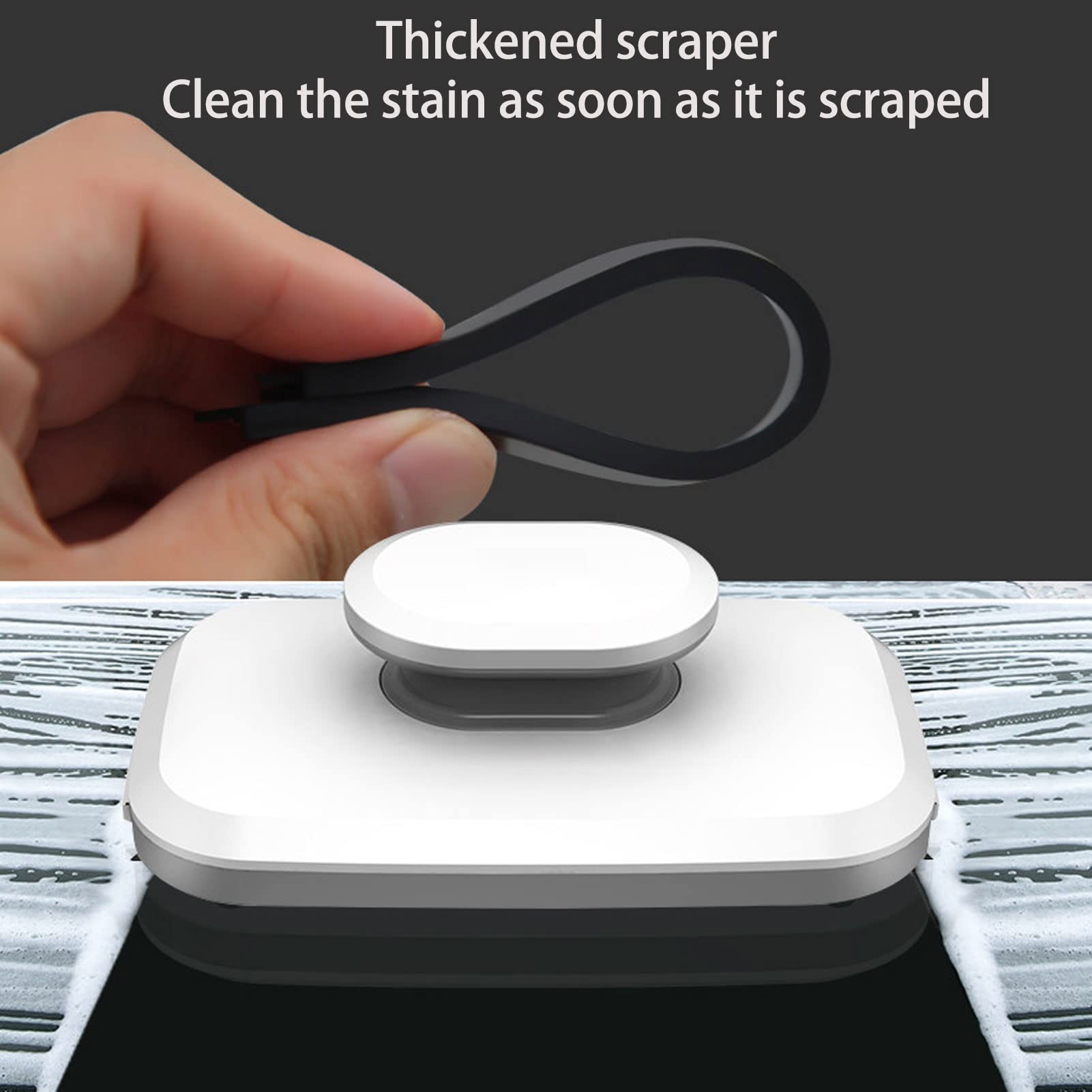Double-Sided Magnetic Window Cleaner - Strong 3-28mm Suction for Indoor/Outdoor Glass Cleaning - Perfect for High-Rise Windows, Skylights & Hard-to-Reach Glass Surfaces