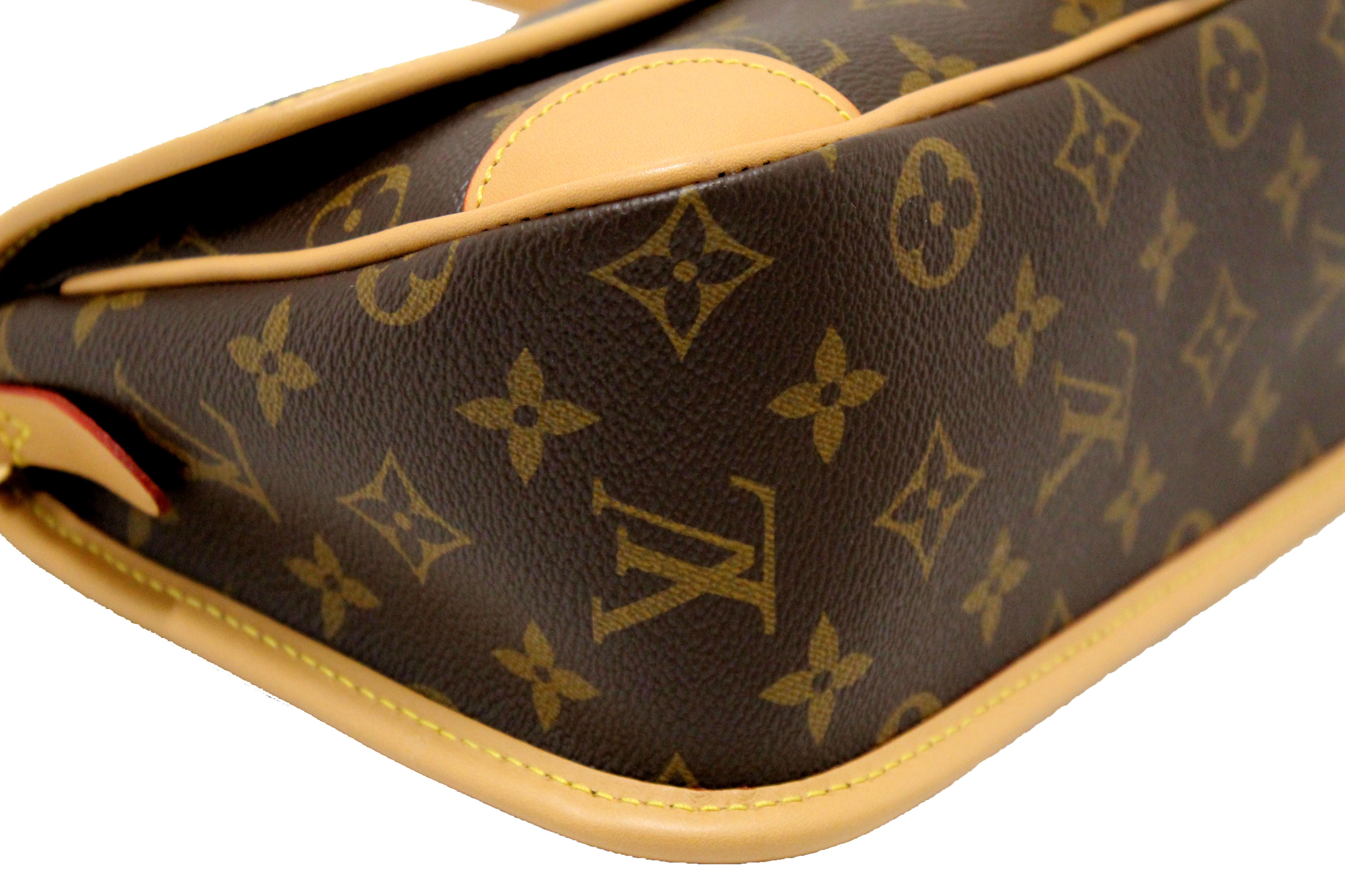Authentic Louis Vuitton Classic Monogram Diana Shoulder Bag for Women | Luxury Designer Crossbody Purse | Perfect for Date Night, Office & Travel Accessories