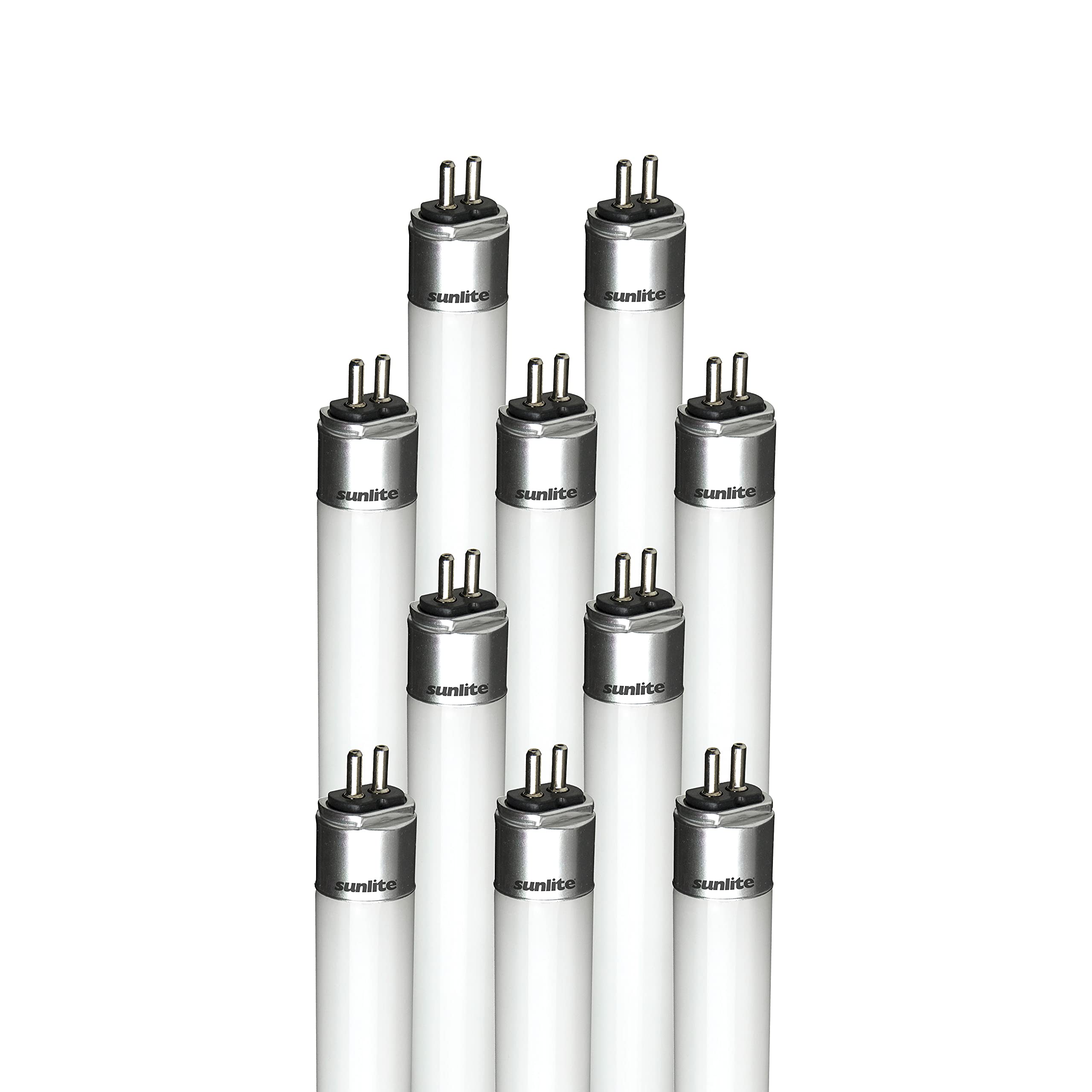 Sunlite 41226 LED T5 Plug & Play Light Tube (Type A) - 3 Foot, 18W, 2100 Lumens, Warm White 3000K - Mini G5 Bi-Pin Base, Dual End Connection - Electronic Ballast Compatible, UL Listed - 10 Pack - Perfect for Office, Kitchen, and Retail Lighting