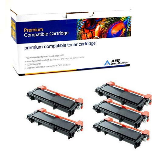 Brother TN-6305PK Compatible Toner Cartridge 5-Pack - High Yield Replacement for Brother Printers - Perfect for Office & Home Printing Needs