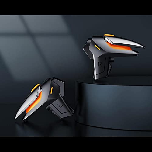 ASUS ROG Phone 8 Gaming Triggers - Touchscreen QuickTrigger Auto Buttons with Autofire for FPS Mobile Games | Jet Black | Perfect for PUBG Mobile, Call of Duty & Fortnite Battle Royale