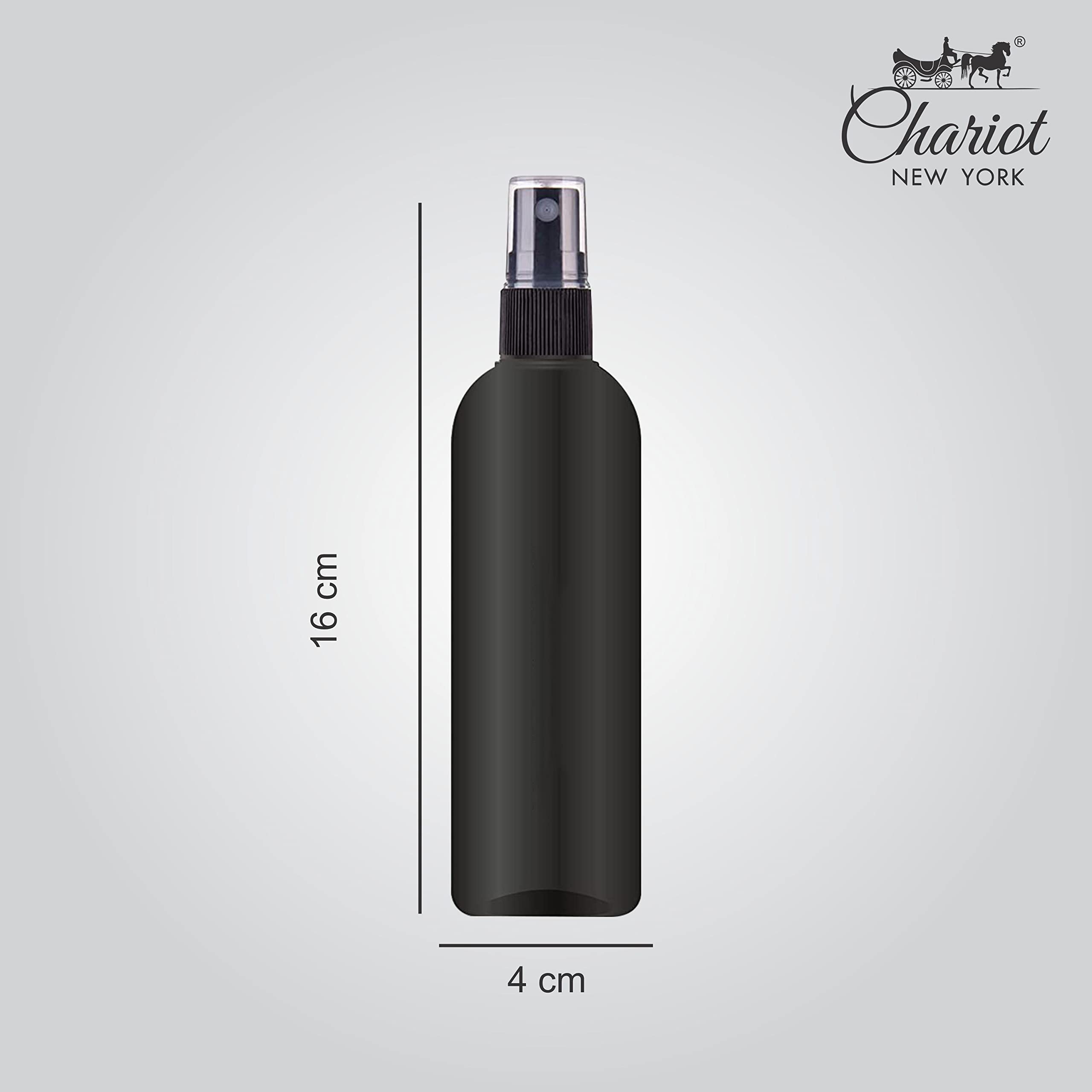 Chariot New York 120ml Refillable Spray Bottles (Pack of 2) - Empty Perfume & Essential Oil Dispenser for DIY Blends, Aromatic Waters & Beauty Products | Perfect for Travel, Home & Salon Use