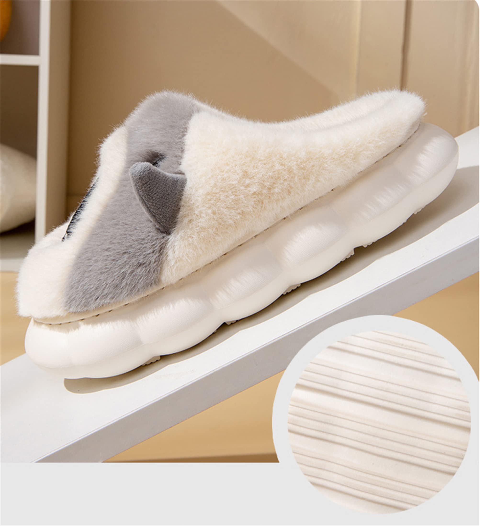 Cozy Winter Animal Slippers for Women & Men - Shark Design Non-Slip Indoor/Outdoor House Shoes for Home, Beach & Casual Wear