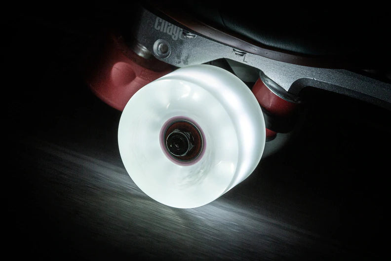 Chaya Neons Light Up Wheels 4pk - LED Glow Skate Wheels for Roller Skates & Inline Skates - Perfect for Night Skating, Rink Parties & Outdoor Fun
