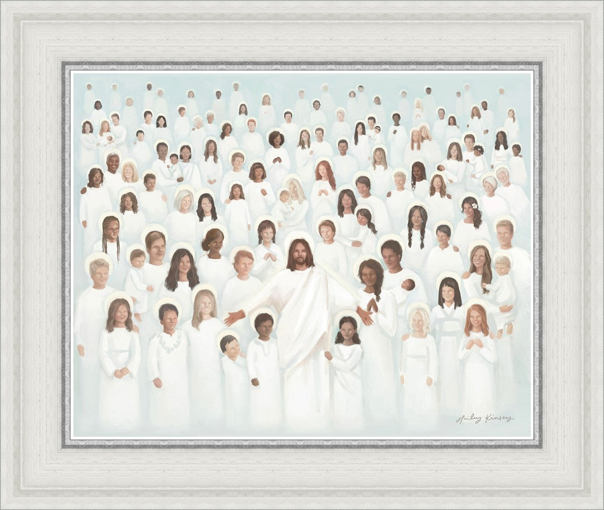 Body Of Christ By Hailey Kinsey - Inspirational Christian Wall Art for Home & Church Decor - Perfect for Living Room, Bedroom & Prayer Space