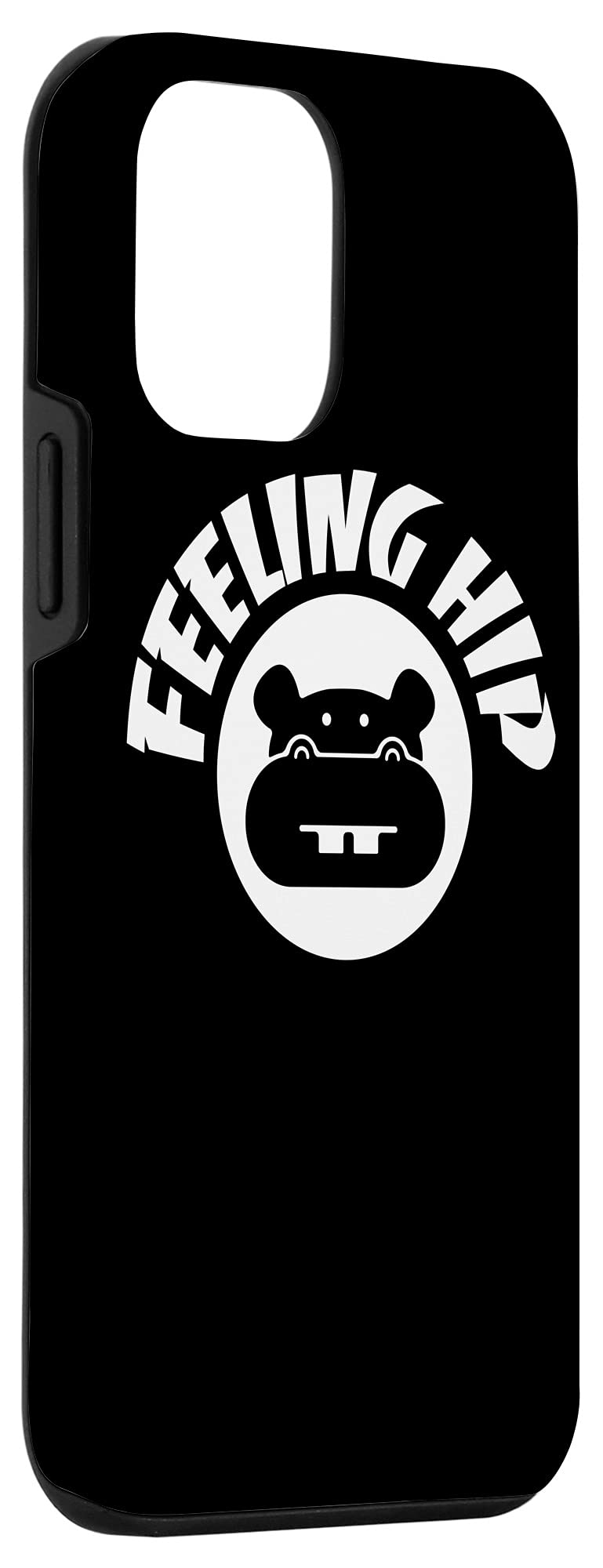 Funny Hippo iPhone 12 Mini Case - Cute Hippopotamus Design Protective Cover for Kids & Teens - Perfect Birthday Gift & School Accessory for Boys Girls