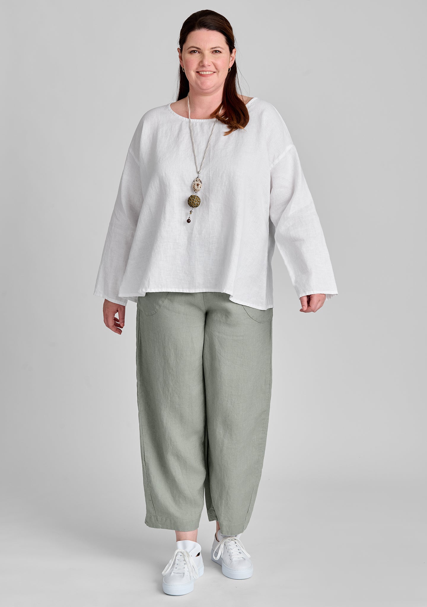 Throw It On Long Sleeve Linen Shirt - Breathable Casual Button Down Top for Men & Women | Perfect for Beach, Office & Summer Outings