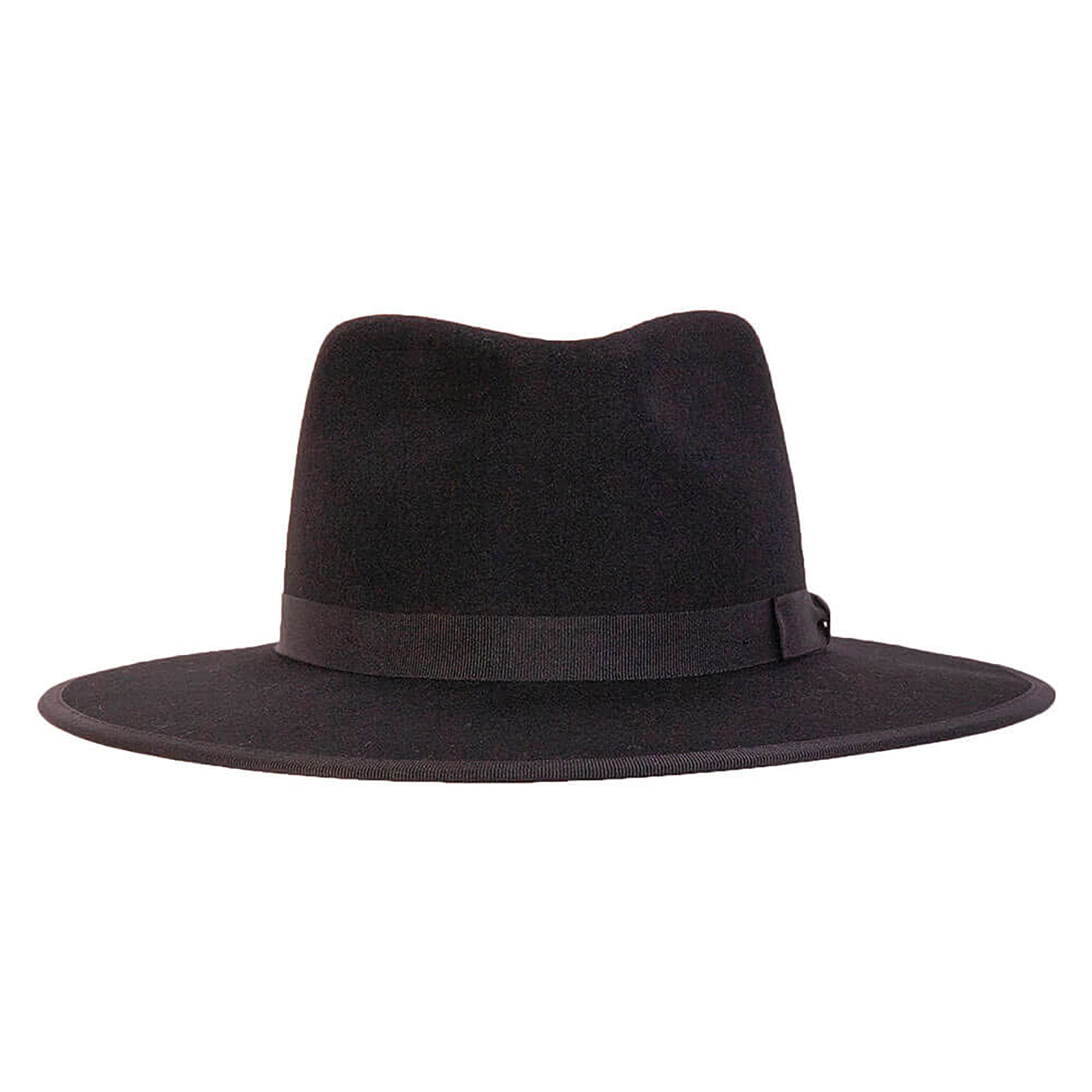 American Hat Makers Bondi Wide Brim Felt Fedora Hat for Women - Stylish Wool Felt Sun Hat with 3.5