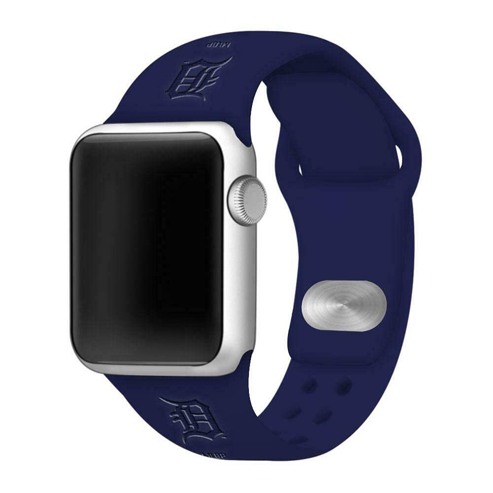 Detroit Tigers Apple Watch Band 38mm/40mm Navy - Sport Silicone for Game Day