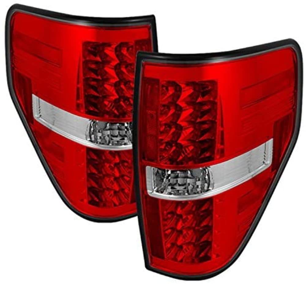 Spyder Auto 5008534 LED Tail Lights Red/Clear - High Performance Brake Lights for Cars, Trucks & SUVs - Enhanced Visibility & Safety for Night Driving & Bad Weather Conditions