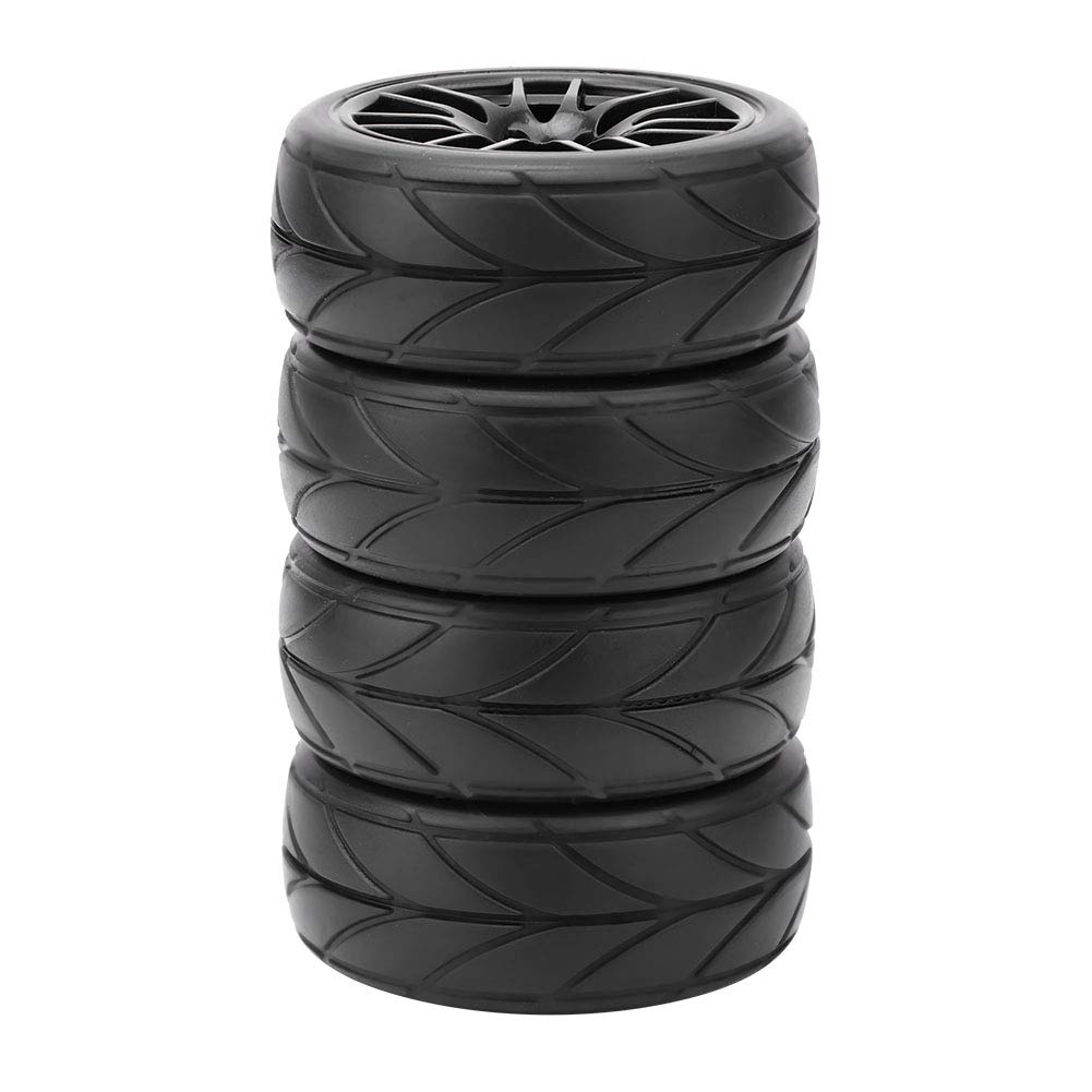 High-Performance Replacement Tires for Kids RC Cars - Widen Design Racing Tires with Heavy Load Capacity for Rough Terrain - Perfect for Off-Road Adventures and Anime-Themed Racing Games